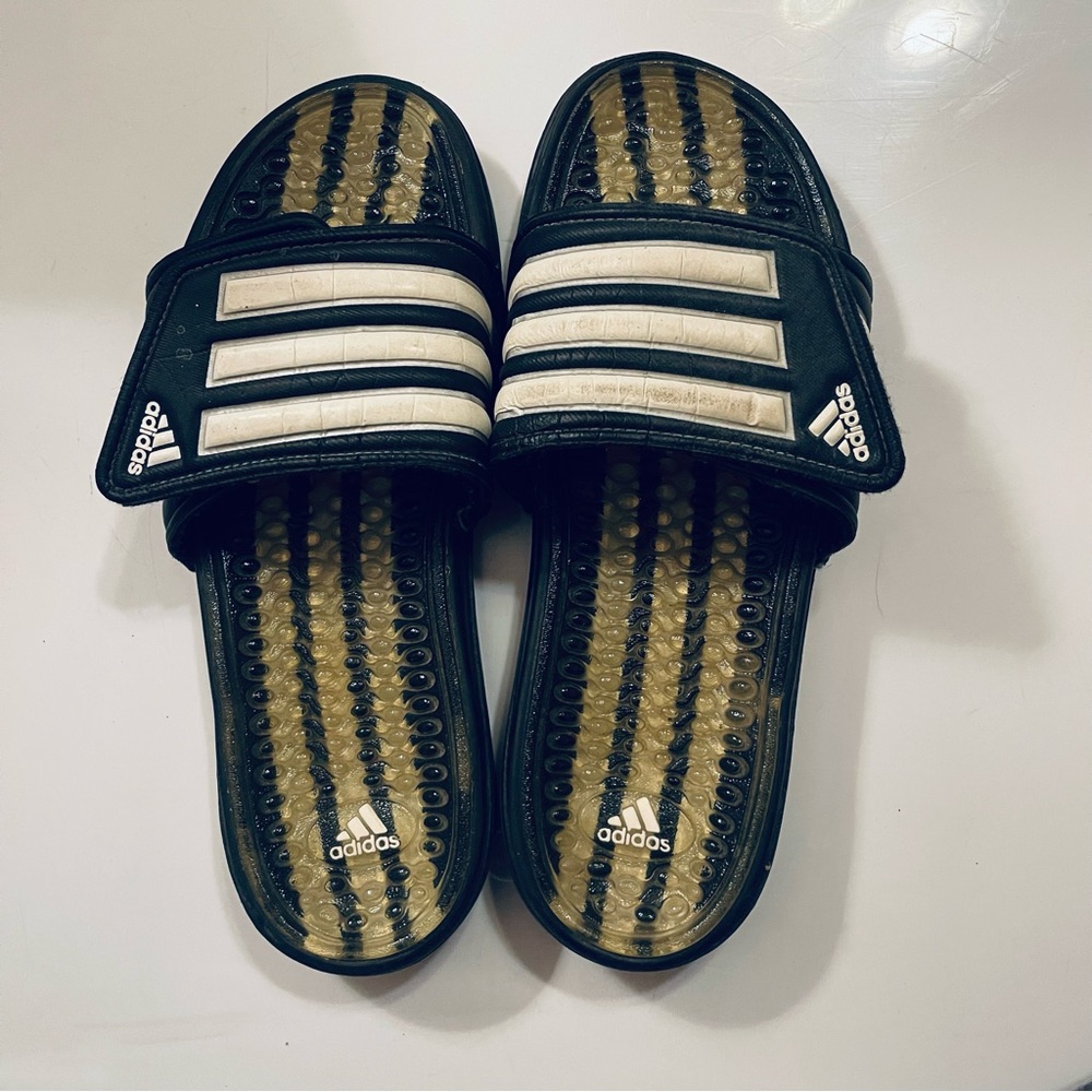 Adidas Men’s slip on Velcro Slides
